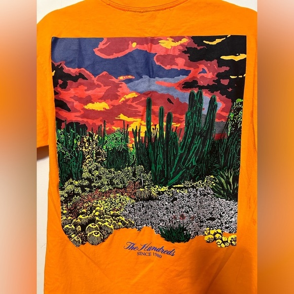 The Hundreds Garden T-Shirt‎ Size Medium Orange - Picture 5 of 5